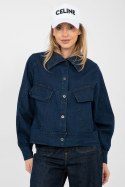 Kurtka Damska Model IT-KR-FL10071.09P Navy - Rue Paris