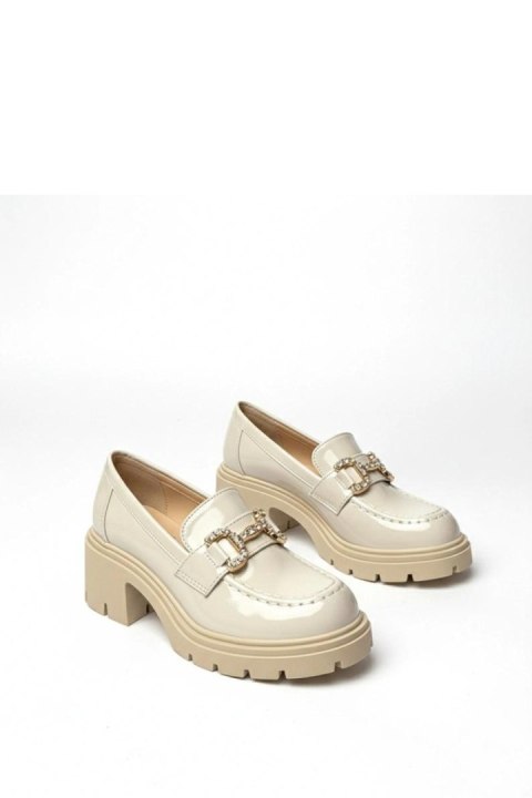 Mokasyny Model Paola 9093 Beige - Solea