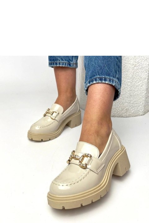 Mokasyny Model Paola 9093 Beige - Solea