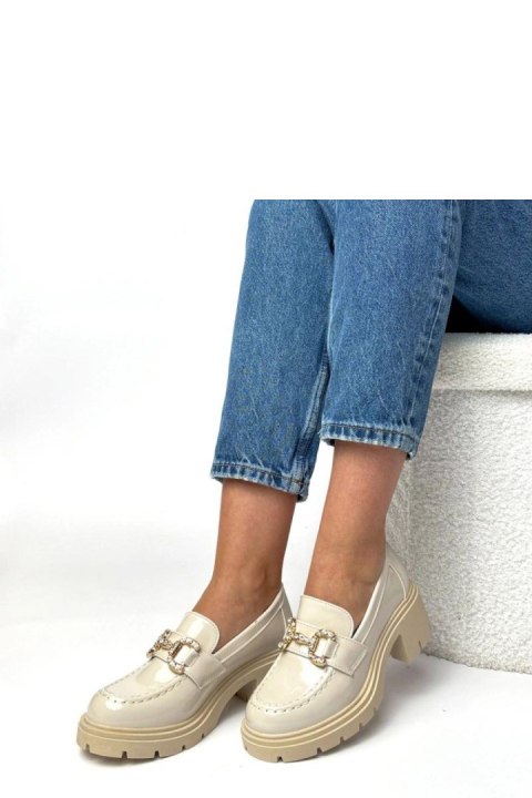 Mokasyny Model Paola 9093 Beige - Solea