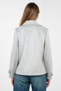 Płaszcz Damski Model IT-KR-97335.04 Light Grey - Factory Price