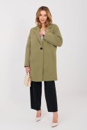 Płaszcz Damski Model IT-PL-FL8153-1.04 Khaki - Rue Paris