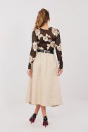 Spódnica Model IT-SD-18760.69 Beige - Rue Paris