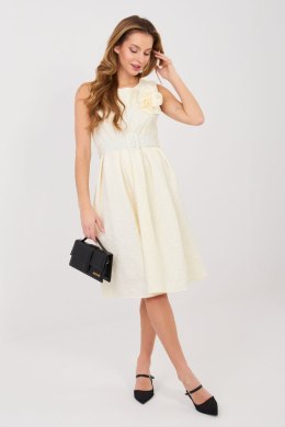 Sukienka Model IT-SK-21861.86 Ecru - Rue Paris