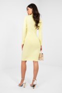 Sukienka Model RV-SK-A1049.27 Light Yellow - Rue Paris