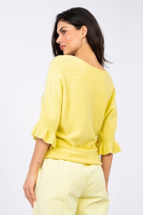 Sweter Damski Model IT-SW-99244.98 Light Yellow - Italy Moda