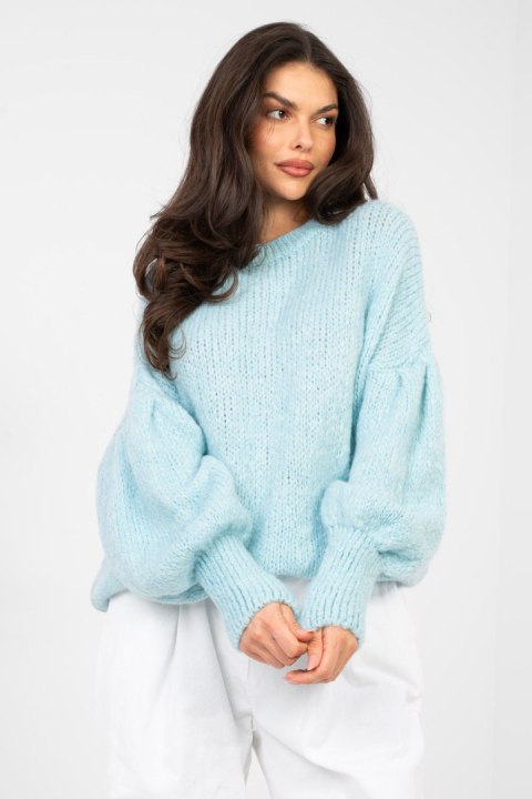 Sweter Damski Model MI-SW-0302.18 Light Blue - Italy Moda