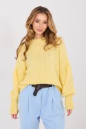 Sweter Damski Model MI-SW-0302.18 Light Yellow - Italy Moda