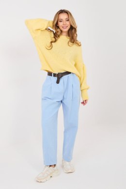 Sweter Damski Model MI-SW-0302.18 Light Yellow - Italy Moda