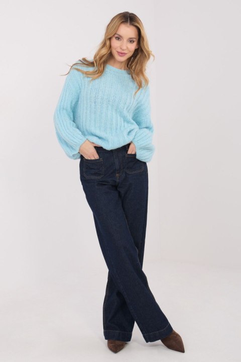 Sweter Damski Model MI-SW-1215.51 Light Blue - Italy Moda