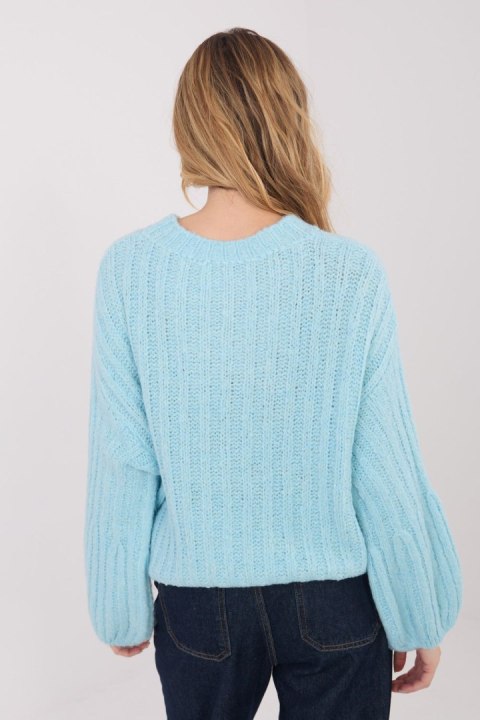 Sweter Damski Model MI-SW-1215.51 Light Blue - Italy Moda