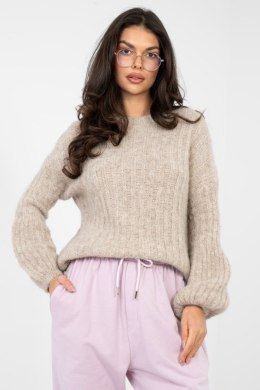 Sweter Damski Model MI-SW-9642.01 Dark Beige - Italy Moda