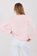 Sweter Damski Model MI-SW-9642.01 Light Pink - Italy Moda