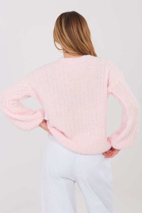 Sweter Damski Model MI-SW-9642.01 Light Pink - Italy Moda