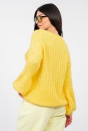 Sweter Damski Model MI-SW-9642.01 Yellow - Italy Moda