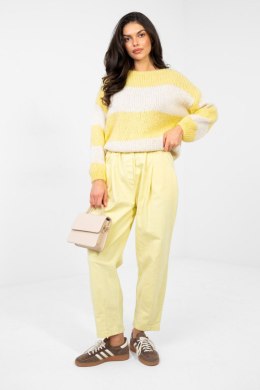 Sweter Damski Model MI-SW-0203.71 Light Yellow - Italy Moda