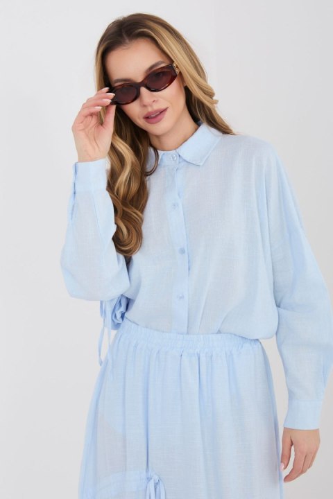 Koszula Damska Model IT-KS-3060.23 Light Blue - Italy Moda