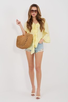Koszula Damska Model IT-KS-81863.11P Light Yellow - Italy Moda