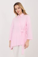 Koszula Damska Model IT-KS-FL10188.27 Light Pink - Rue Paris