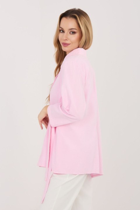 Koszula Damska Model IT-KS-FL10188.27 Light Pink - Rue Paris