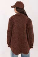 Kurtka Damska Model IT-KR-22292.00 Dark Brown - Rue Paris
