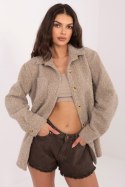 Kurtka Damska Model IT-KR-22292.85 Dark Beige - Rue Paris