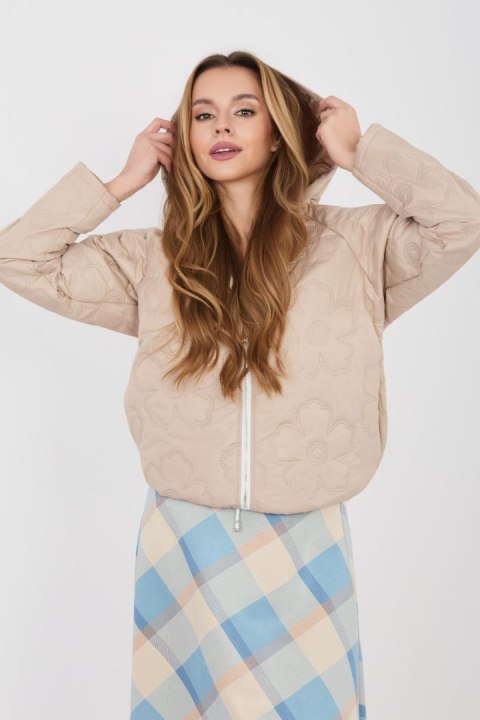 Kurtka Damska Model IT-KR-FL10126.00 Beige - Rue Paris