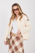 Kurtka Damska Model IT-KR-FL10126.86 Light Beige - Rue Paris