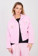 Kurtka Damska Model IT-KR-FL10163.10 Light Pink - Rue Paris