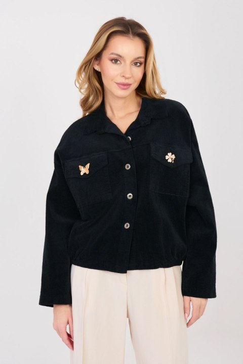 Kurtka Damska Model IT-KR-FL10163.46 Black - Rue Paris