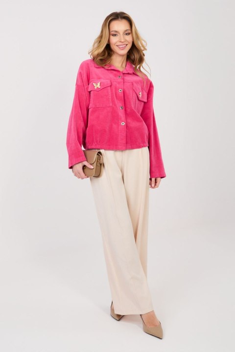 Kurtka Damska Model IT-KR-FL10163.46 Fuksja - Rue Paris