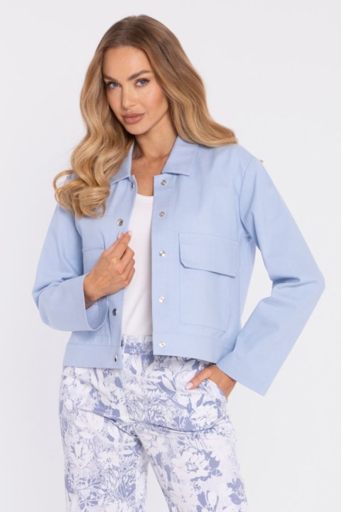 Kurtka Damska Model MOE909 Błękit - Moe
