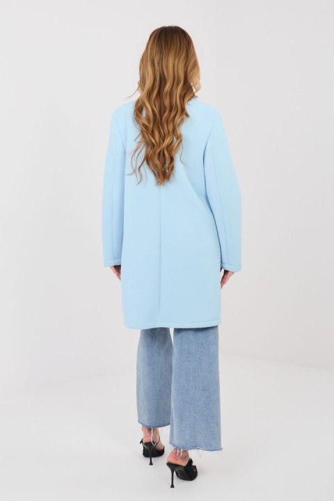 Płaszcz Damski Model IT-PL-FL8153-1.06 Light Blue - Rue Paris