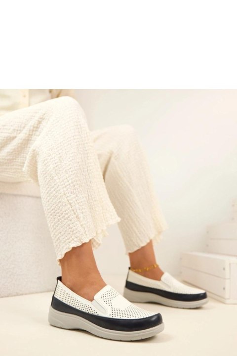 Półbuty Model Aurelle W92 White/Navy - Solea