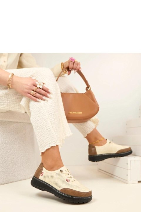 Półbuty Model Solenne 6057-2 Beige - Solea