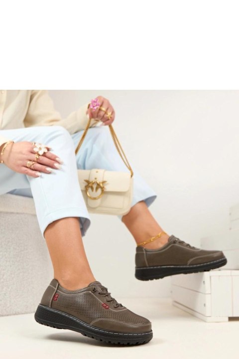 Półbuty Model Solenne 6057-6 Grey - Solea