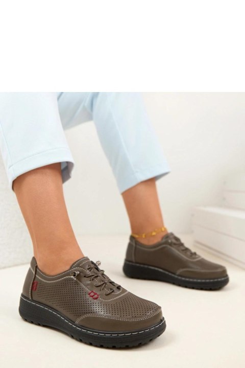 Półbuty Model Solenne 6057-6 Grey - Solea