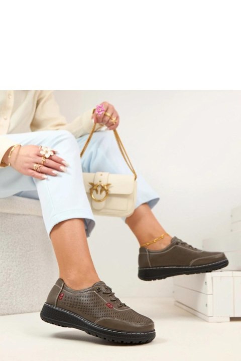 Półbuty Model Solenne 6057-6 Grey - Solea