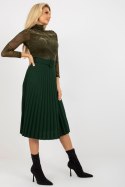 Spódnica Model DHJ-SD-9533.80P Dark Green - Italy Moda
