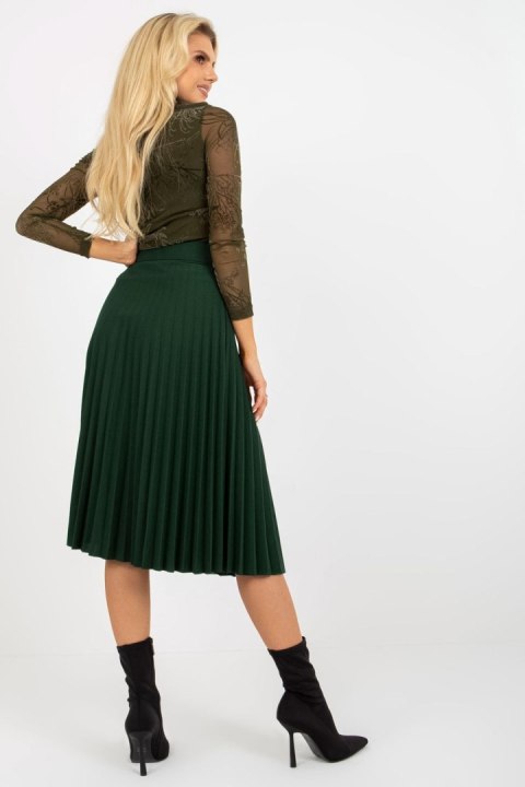 Spódnica Model DHJ-SD-9533.80P Dark Green - Italy Moda