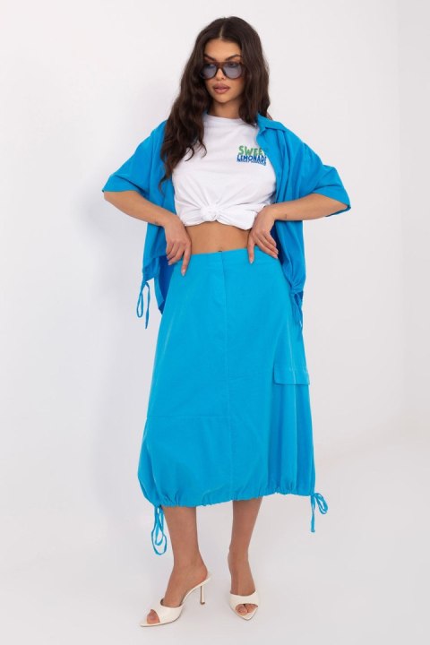 Spódnica Model IT-SD-FL10158.94 Blue - Rue Paris