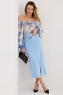 Spódnica Model IT-SD-FL7393-1.16 Light Blue - Rue Paris