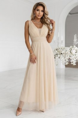 Sukienka Model 637-4 Szampański beż - Numoco