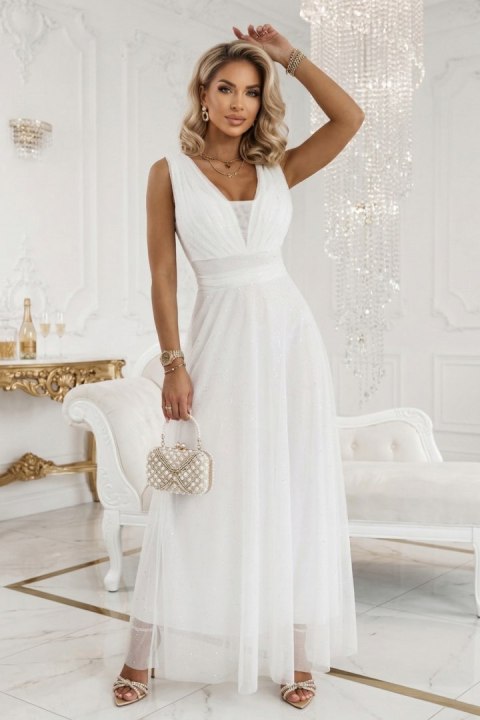 Sukienka Model 637-8 Ecru - Numoco