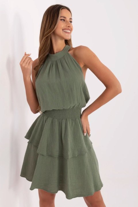 Sukienka Model MI-SK-92166.71P Khaki - Italy Moda