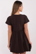 Sukienka Model RV-SK-5672.03P Dark Brown - Rue Paris