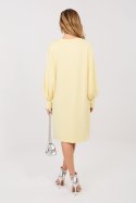 Sukienka Model RV-SK-A1059.17 Light Yellow - Rue Paris