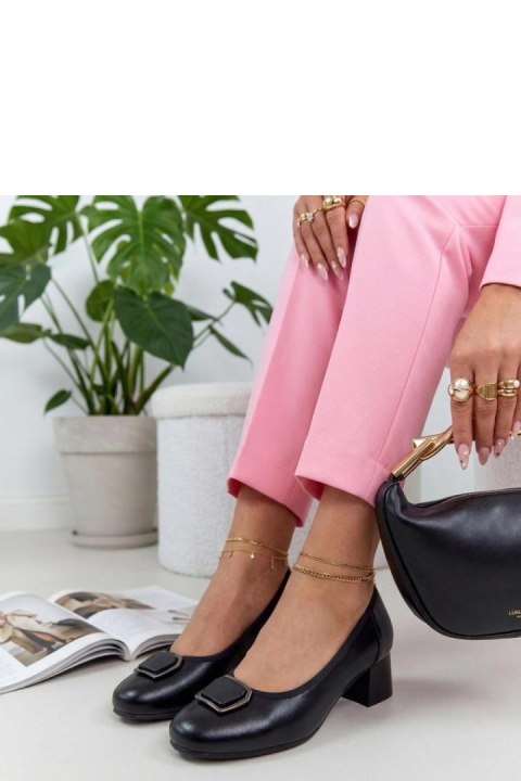 Czółenka Model Cambell 26-19413BK Black - Solea