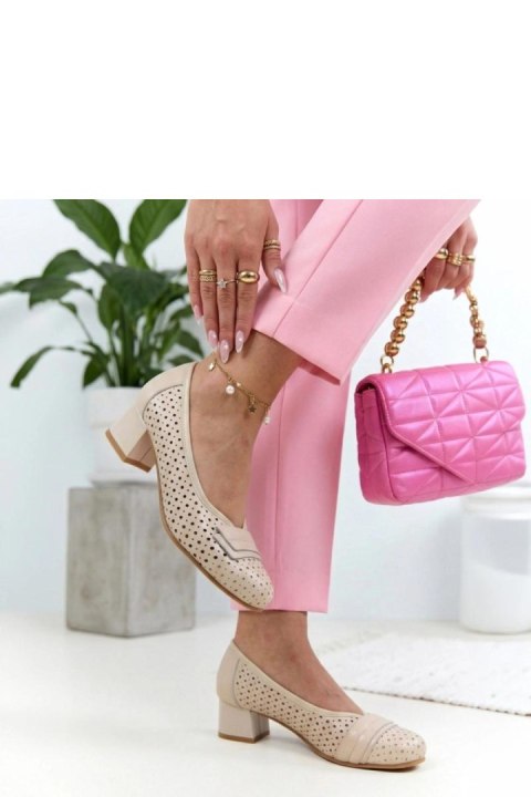 Czółenka Model Cambell 26-19415BG Beige - Solea