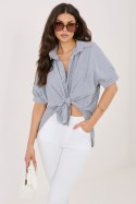 Koszula Damska Model IT-KS-18989.17 White/Grey - Rue Paris